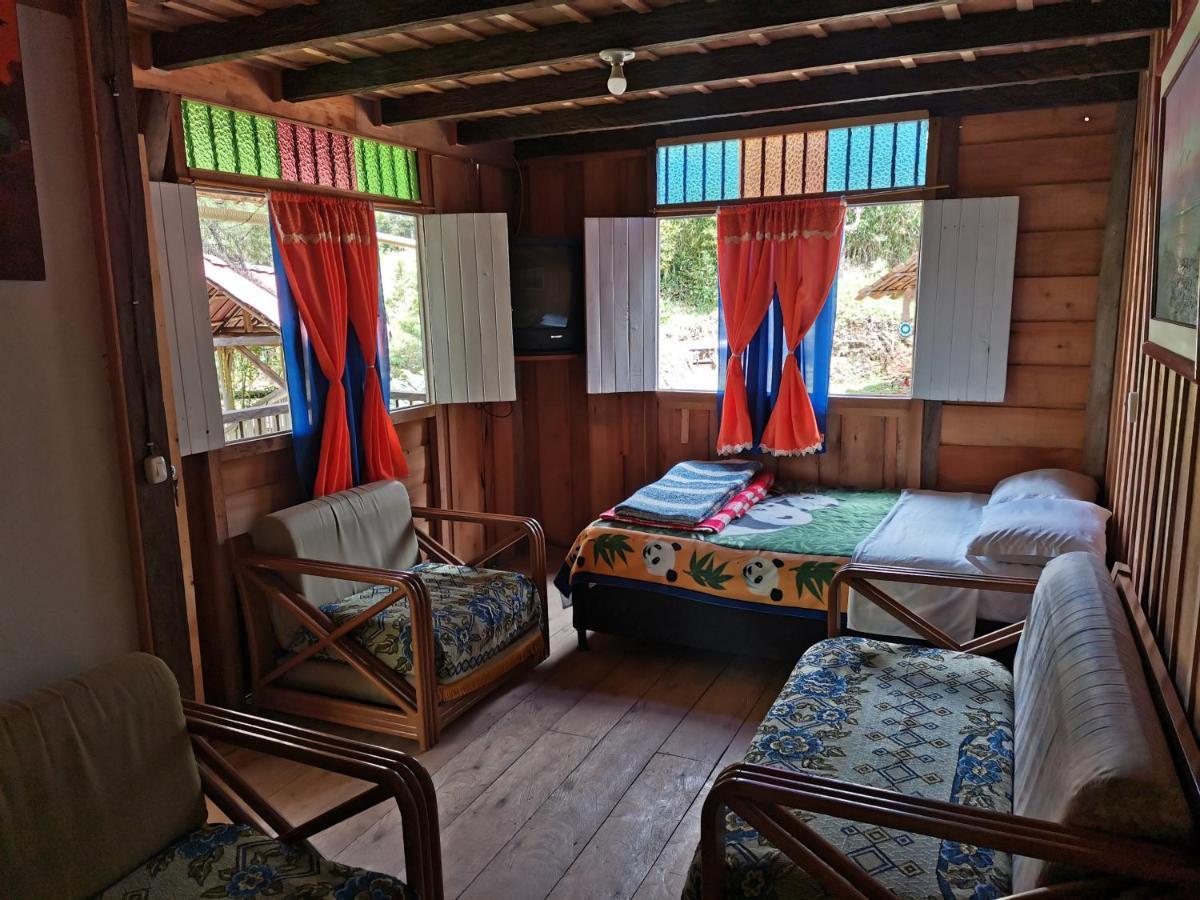 Cabaña La Isla Hostal Jardín Exterior foto